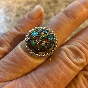Sarah Coventry northern lights adjustable size ring